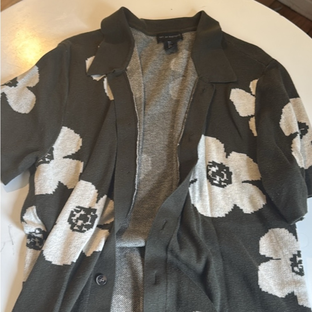 Floral Knit Cardigan